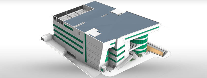 BIM 3D Model of Hospital Building