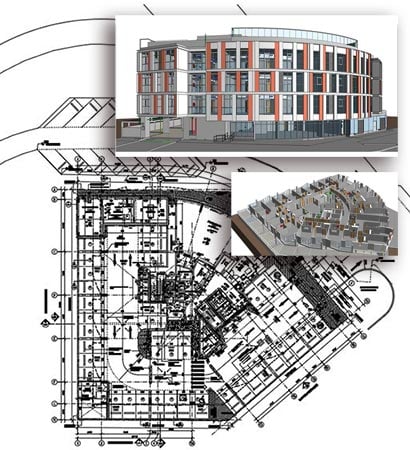 Architectural Drawing with LOD 300 Model
