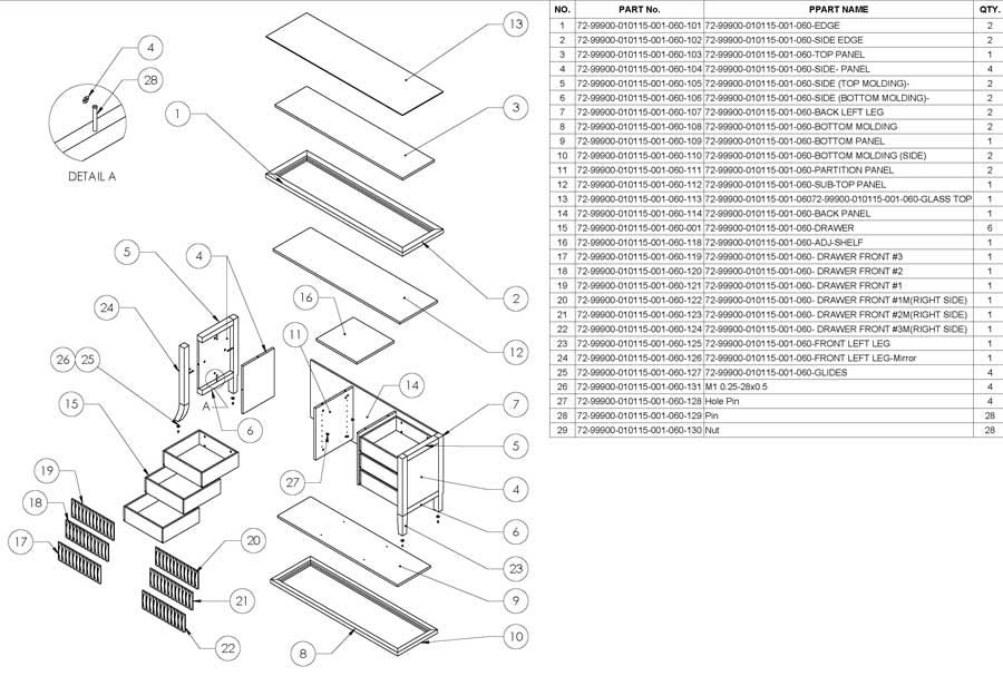 detail furniture dwg Design Bespoke Furniture  and Hire Furniture  Shop Drawings  