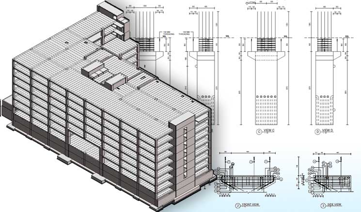Big Revit Structural Model