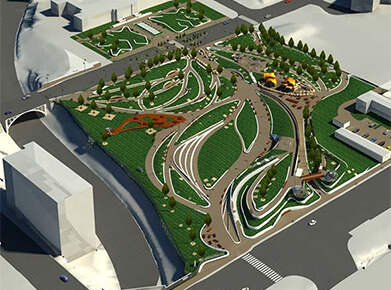 BIM Modeling for Public Park