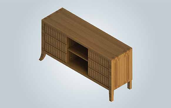 Photorealistic Rendering of Cabinet