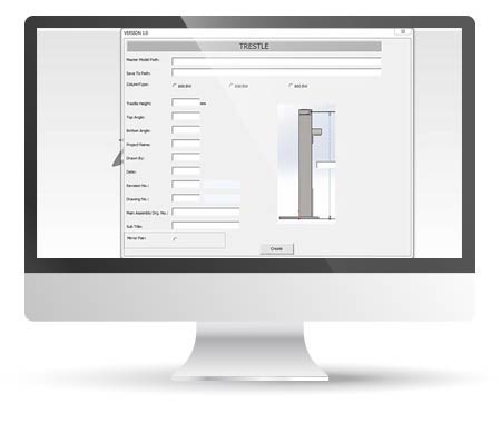 SolidWorks macros reduced beam arrangement drawing time from 7 days to 15 minutes