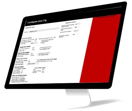 Configurator for Oil and Gas Pipeline Cleaning Pig