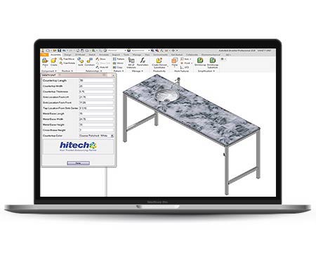 Developed Product Configurator using Inventor iLogic for Vanity Manufacturer, USA