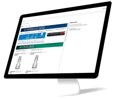 Generated Hydraulic Hose Configurator with DriveWorks, Australia