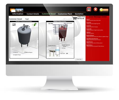 Tank Configurator using DriveWorks for Pressure Vessel Design Expert, USA