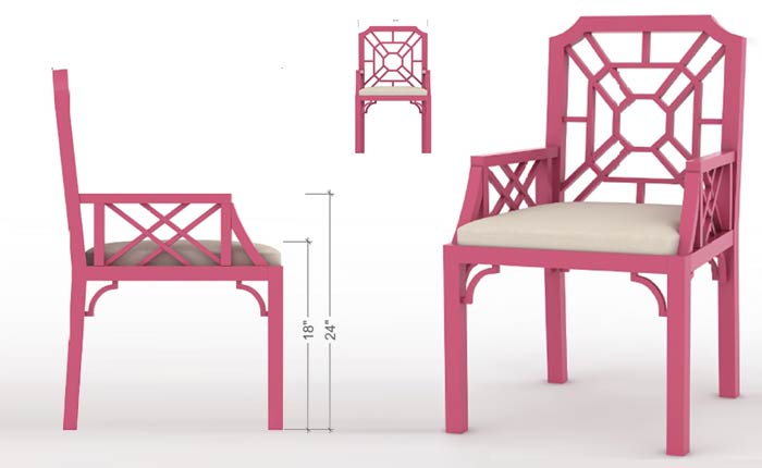 3D Furniture Model Rendering