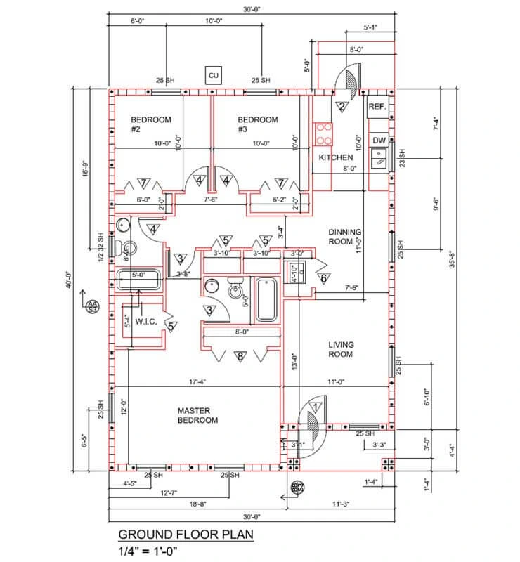 Ground Floor Plan Details