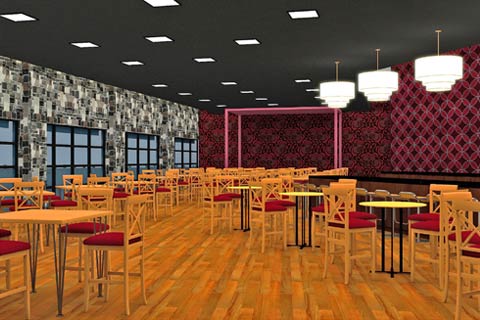 3D Modeling of Restaurant View