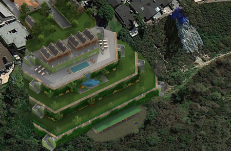 3D Aerial View Rendering