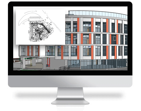 Coordinated and clash-free 3D architectural model saves cost and time for a 4-storey residential building project in UAE