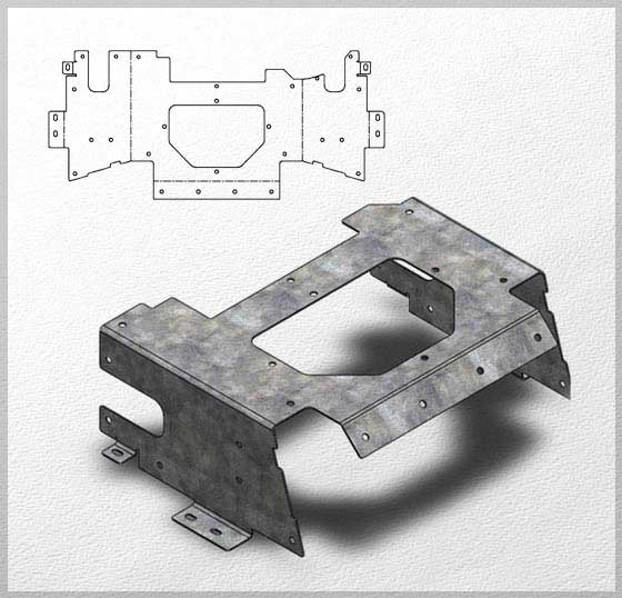 Automatic Cutting of Sheet Metal Part