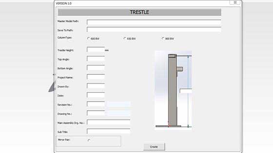 Developed Automation Macro for SolidWorks