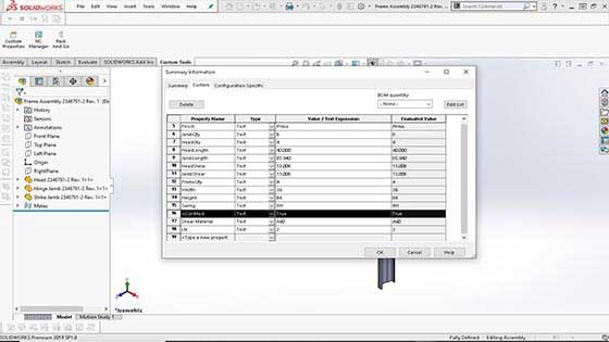 Automated Door Design Customization