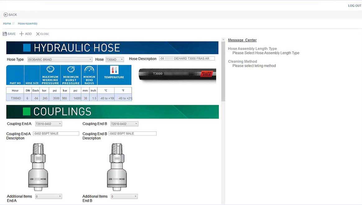 Hose Design Customization