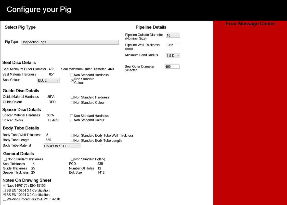 Product Configurator for Pig