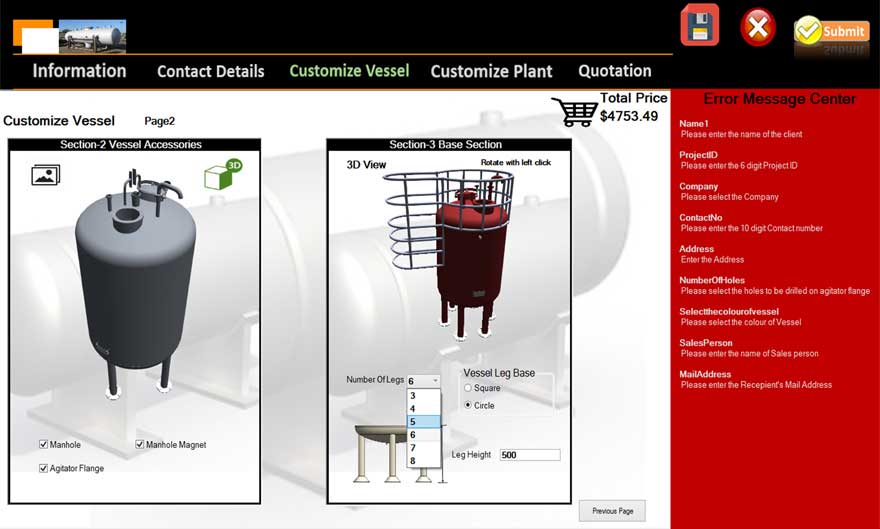 Design Automation of Pressure Vessels Accessories