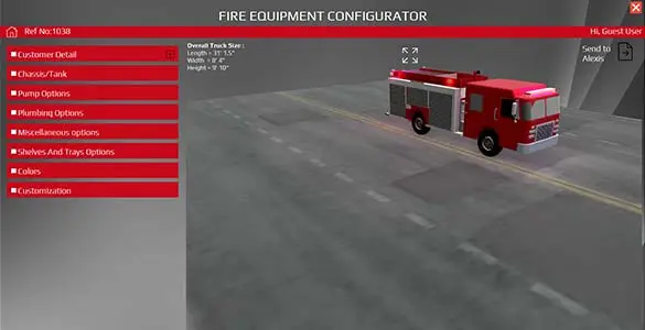 Fire Truck Equipment Configurator