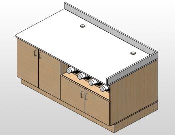 Wooden Cabinet 3D Modeling