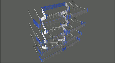 3D Revit Models of football stadium