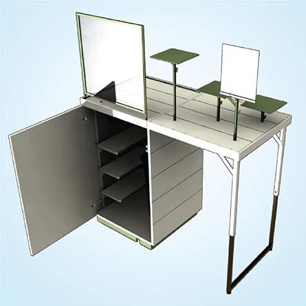 Assembly Model of Display Furniture
