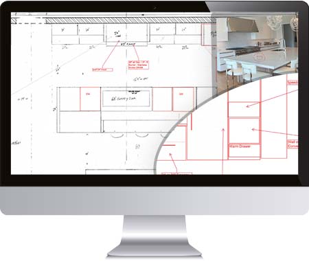 AutoCAD & Imos IX delivered 98.5% quality for kitchen and bathroom cabinets