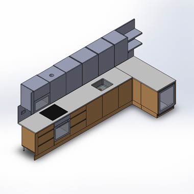 3D CAD Modeling of Metal and Wooden Furniture Manufacturers