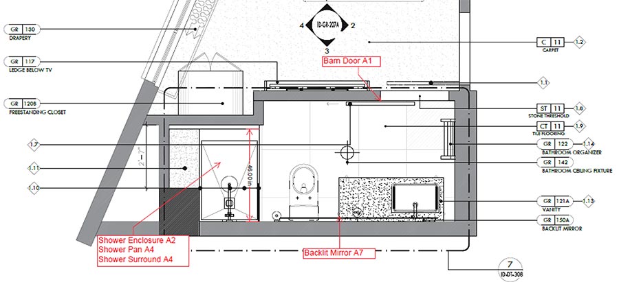 architectural 2d drawings