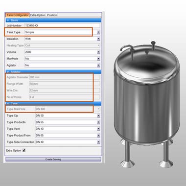 CAD Customization of Process Tank Manufacturers