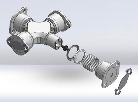 3D CAD Model of Automotive Parts