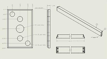 Shelter Parts Manufacturing Drawings