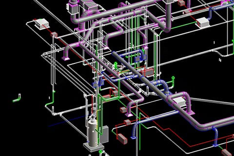 2D to 3D MEP Conversion