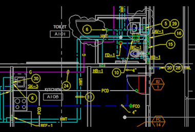 Convert 2D MEP Drawings into 3D Drawings