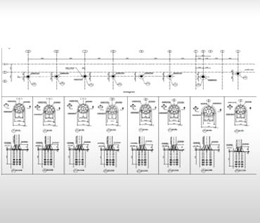 Shop Drawings Bolt Layout