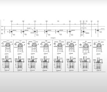 Shop Drawings Bolt Layout