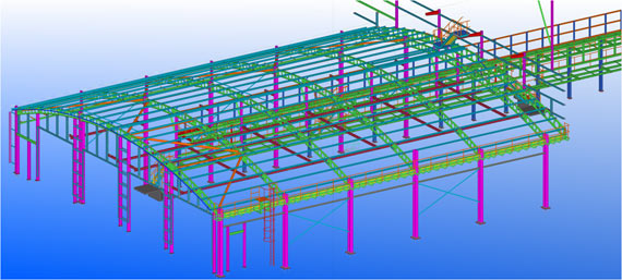 Steel Detailing in Tekla