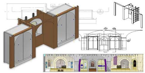 Millwork & Casework Shop Drawings for Institutional Furniture Manufacturer in USA