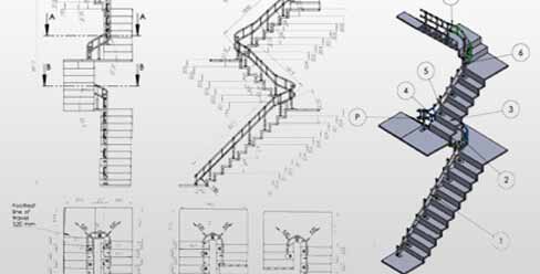 3D CAD Modeling & Fabrication Drawing for Stairlifts Manufacturer