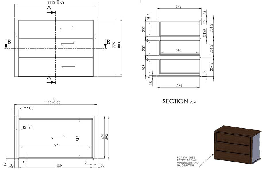  Kitchen Millwork Drafting Custom Joinery Drawings Services