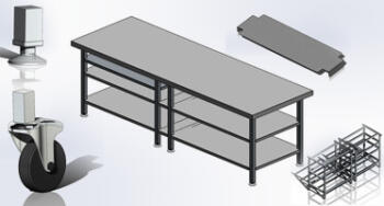 Online Table Configurator for Stainless Steel Furniture Manufacturer, UK