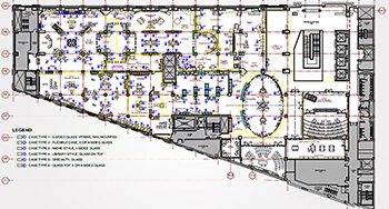 Millwork & Casework Shop Drawings from Architectural Plans of Museum, USA