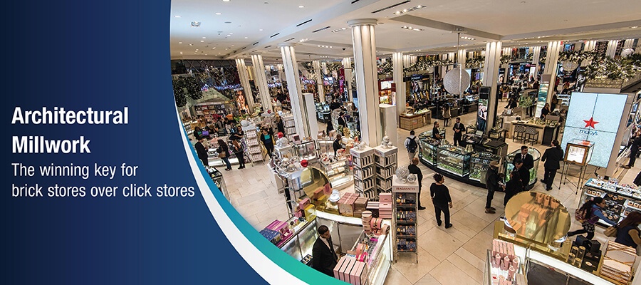 Architectural millwork drafting saves the fall of physical retail stores