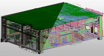 Point Cloud to 3D BIM Modeling for a Commercial Building, Europe