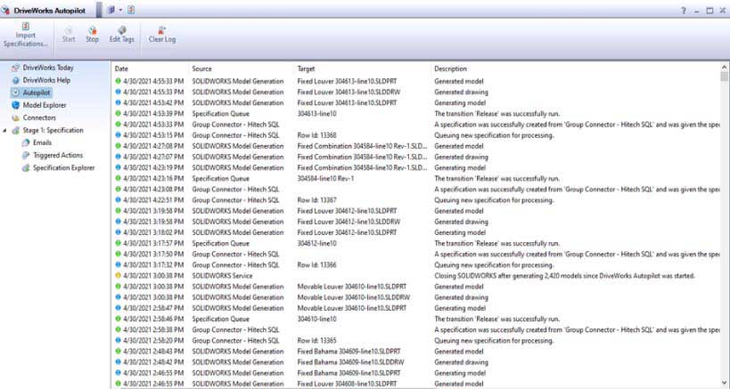 Autopilot in DriveWorks