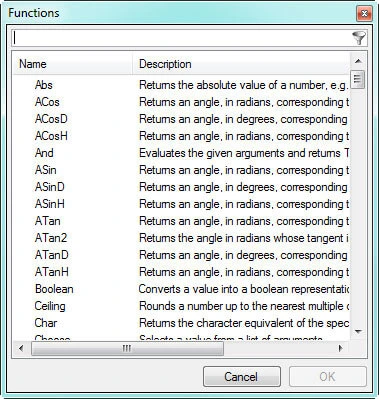 driveworks functionslist