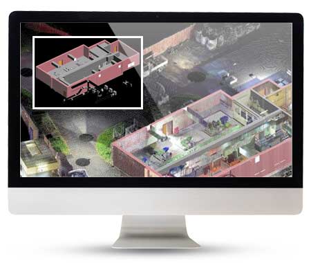 Clash-free Scan to Revit model for a college mechanical house in UK