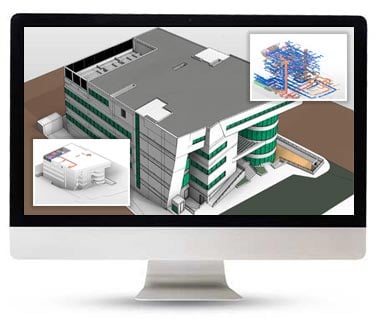 3D BIM Modeling for a Large Hospital Building, Egypt