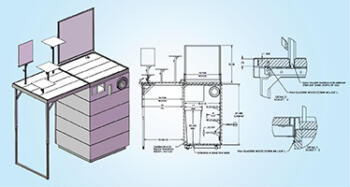 Detailed furniture manufacturing drawings reduce TAT by 50%