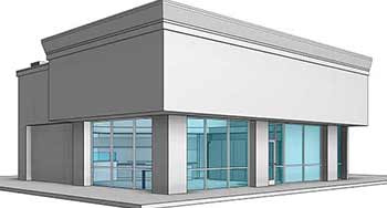 Point Cloud to As-Built Revit 3D Modeling for a Retail Coffee Outlet, USA